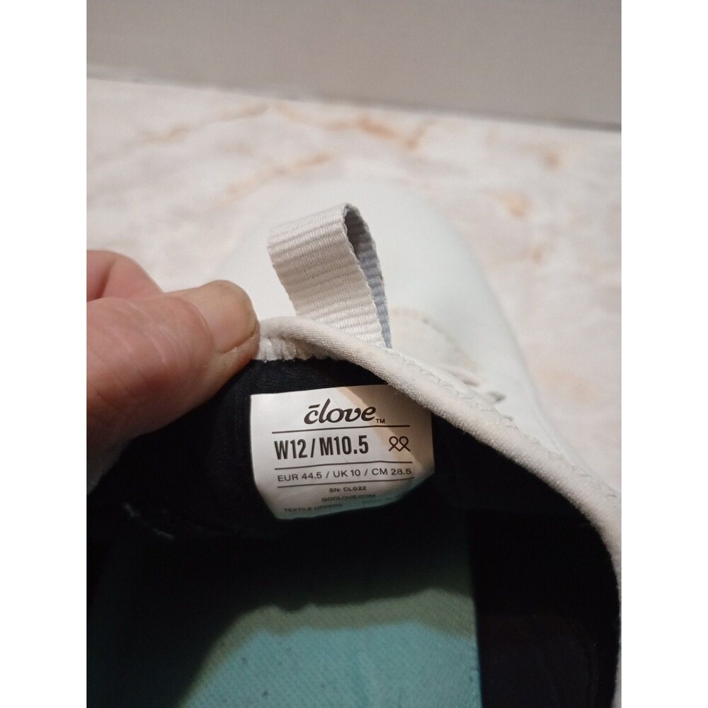 Clove Shoes Mens Size 10.5 Whute Slip On Nursing Walking Sneakers Comfort - Picture 9 of 9